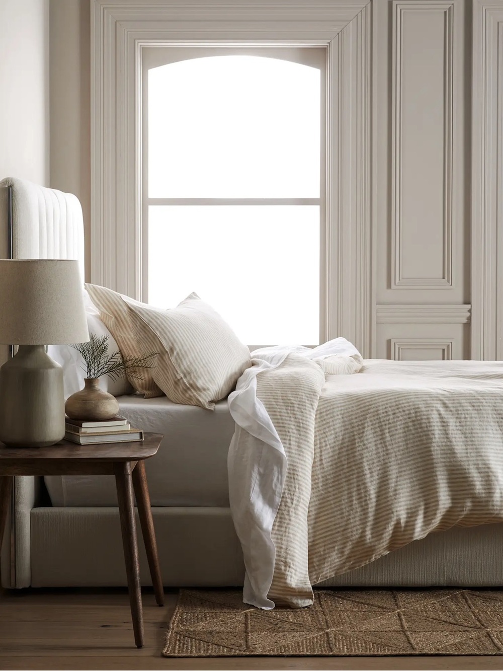 Quince European Linen Stripe Duvet Cover